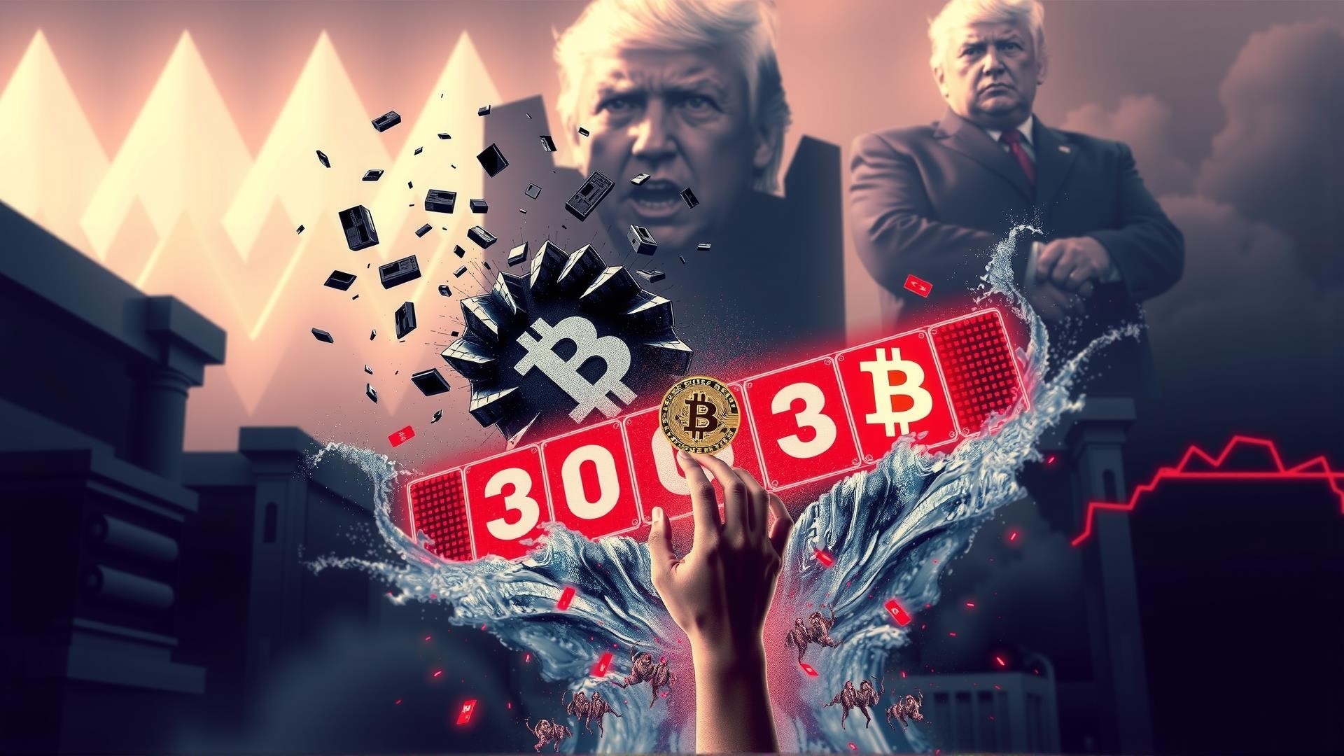 Биткоин может трясти на фоне опасений тарифов Трампа: Глава