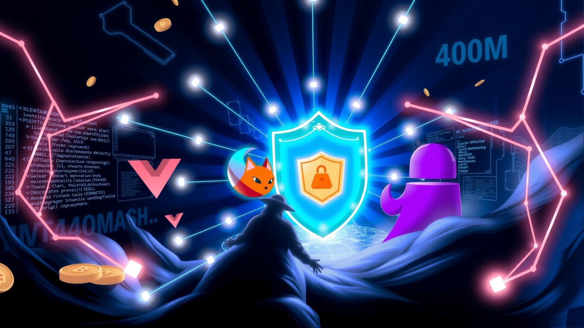 Крупные криптокошельки создают оборонительную сеть после похищения фишерами $400 млн